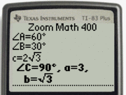 Solve a Triangle