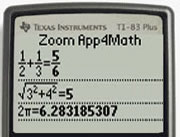 Zoom Math App4math